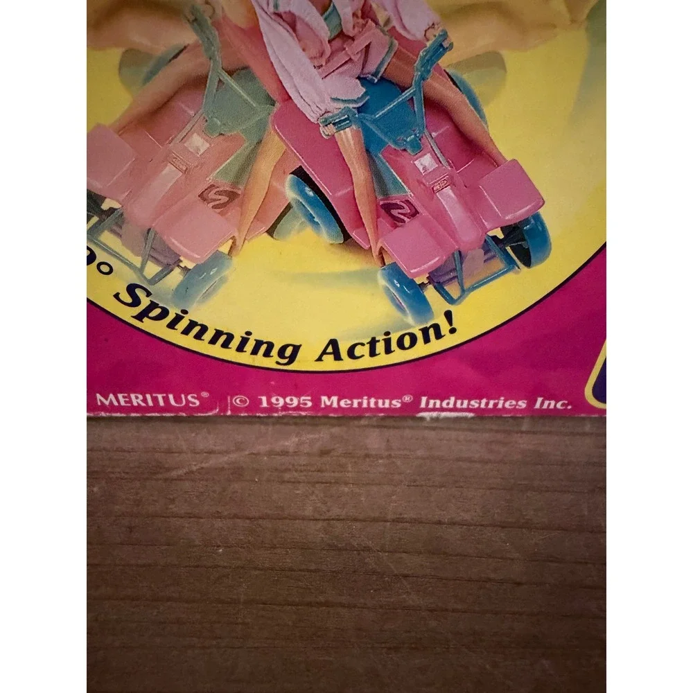 Meritus 1995‎ Girl Friend ATV Radio Control Spinning Cycle Toy For Kids
